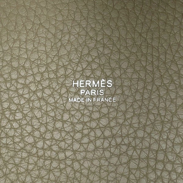 エルメス ハンドバッグ ピコタンロックPM セージ/シルバー金具 トリヨンクレマンス X刻印 HERMES トートバッグ
