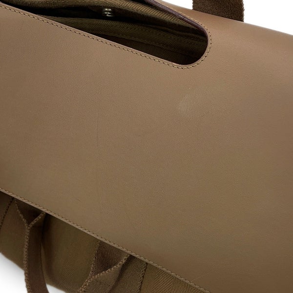 エルメス ハンドバッグ ヴァルパライソMM エトゥープ/シルバー金具 トワルシェブロン/スイフト □J刻印 HERMES