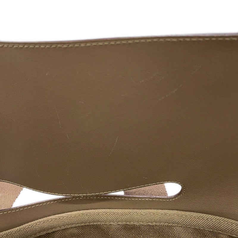エルメス ハンドバッグ ヴァルパライソMM エトゥープ/シルバー金具 トワルシェブロン/スイフト □J刻印 HERMES