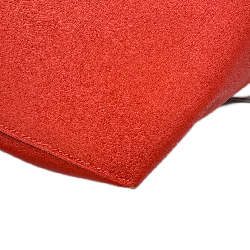 エルメス ショルダーバッグ リコル17 ルージュトマト/テール/ホワイト/シルバー金具 エバーカラー HERMES
