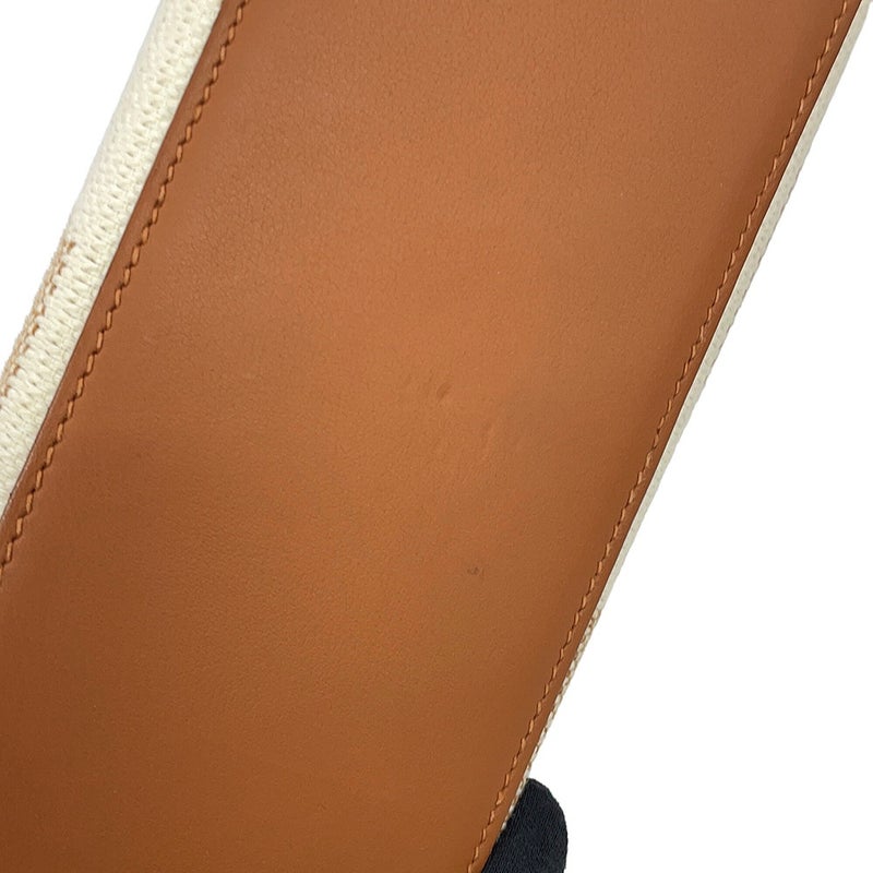 エルメス トートバッグ HアンビエPM ゴールド スイフト/トワルアッシュ Z刻印 HERMES 2wayショルダー
