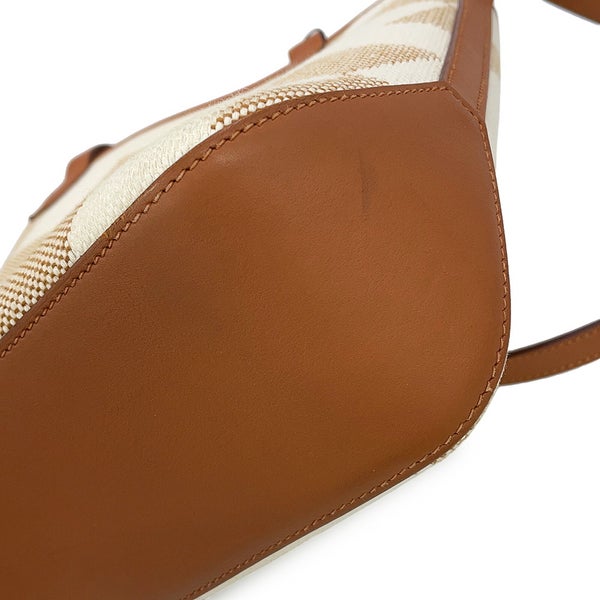 エルメス トートバッグ HアンビエPM ゴールド スイフト/トワルアッシュ Z刻印 HERMES 2wayショルダー