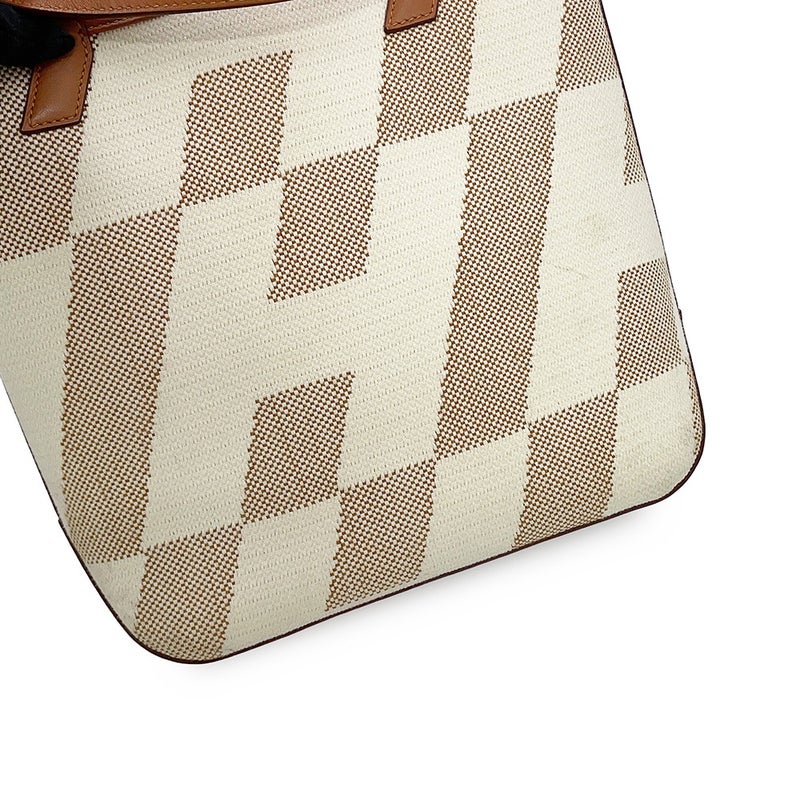 エルメス トートバッグ HアンビエPM ゴールド スイフト/トワルアッシュ Z刻印 HERMES 2wayショルダー
