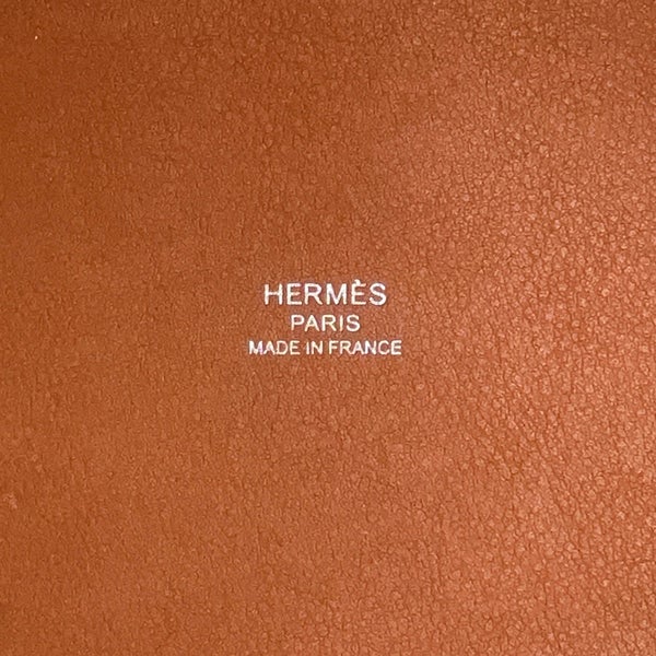 エルメス トートバッグ HアンビエPM ゴールド スイフト/トワルアッシュ Z刻印 HERMES 2wayショルダー