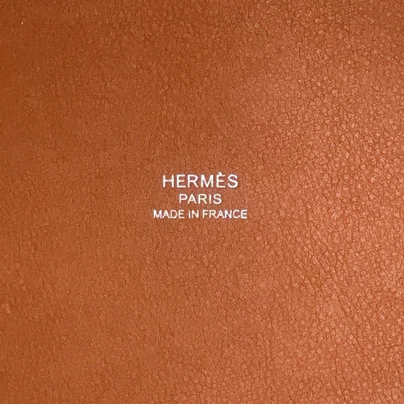 エルメス トートバッグ HアンビエPM ゴールド スイフト/トワルアッシュ Z刻印 HERMES 2wayショルダー