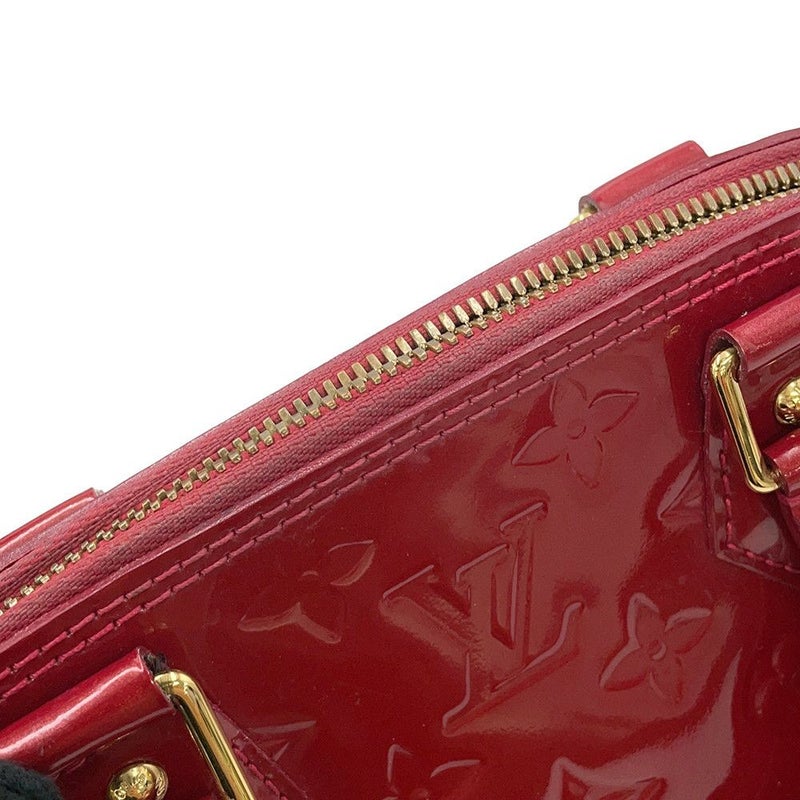 ルイヴィトン ハンドバッグ モノグラム・ヴェルニ アルマBB M91606 LOUIS VUITTON 2way レッド