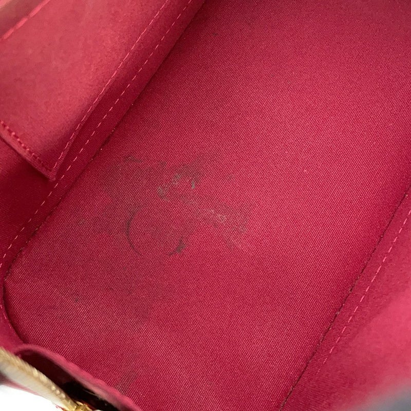 ルイヴィトン ハンドバッグ モノグラム・ヴェルニ アルマBB M91606 LOUIS VUITTON 2way レッド