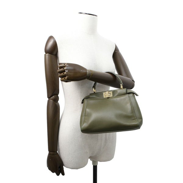 フェンディ ハンドバッグ ミニ ピーカブー レザー 8BN244 FENDI バッグ ショルダーバッグ