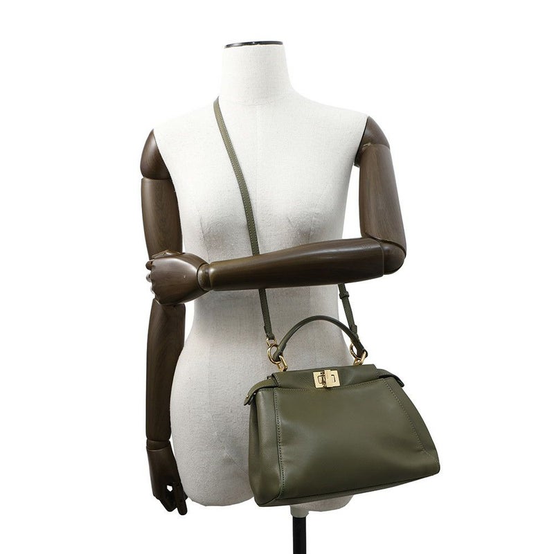 フェンディ ハンドバッグ ミニ ピーカブー レザー 8BN244 FENDI バッグ ショルダーバッグ