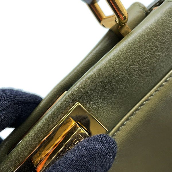 フェンディ ハンドバッグ ミニ ピーカブー レザー 8BN244 FENDI バッグ ショルダーバッグ