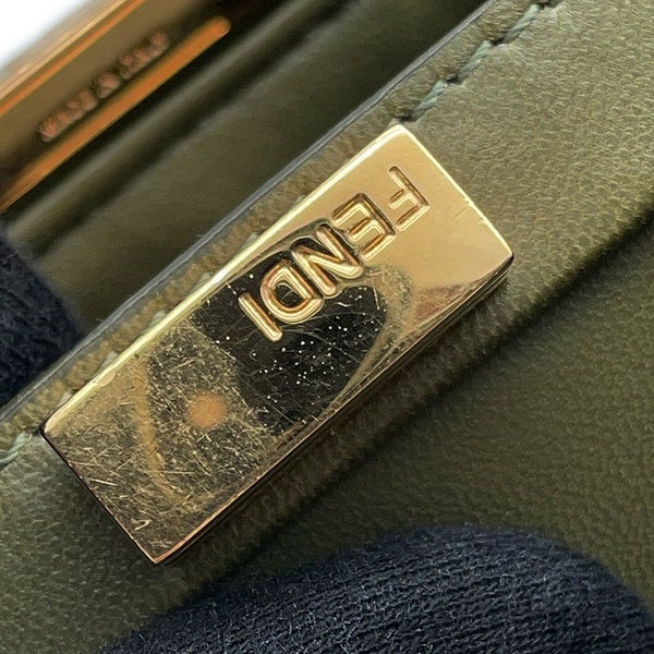 フェンディ ハンドバッグ ミニ ピーカブー レザー 8BN244 FENDI バッグ ショルダーバッグ