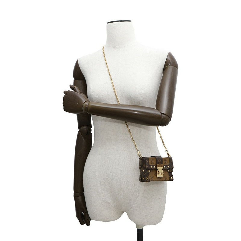 ルイヴィトン チェーンショルダーバッグ モノグラム・リバース エッセンシャル・トランク M68575 LOUIS VUITTON