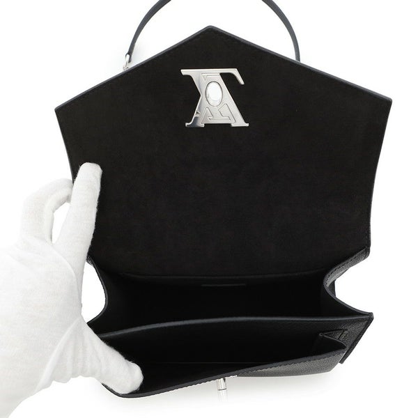 ルイヴィトン チェーンショルダーバッグ ソフトカーフレザー マイロックミー・チェーン M51418 LOUIS VUITTON ブラック 黒