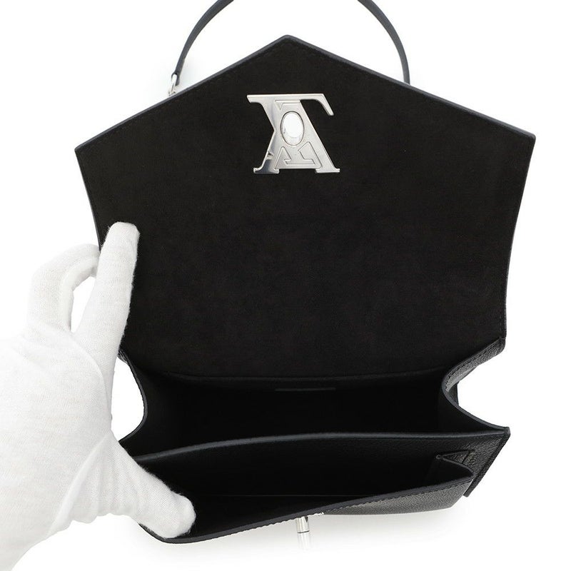 ルイヴィトン チェーンショルダーバッグ ソフトカーフレザー マイロックミー・チェーン M51418 LOUIS VUITTON ブラック 黒