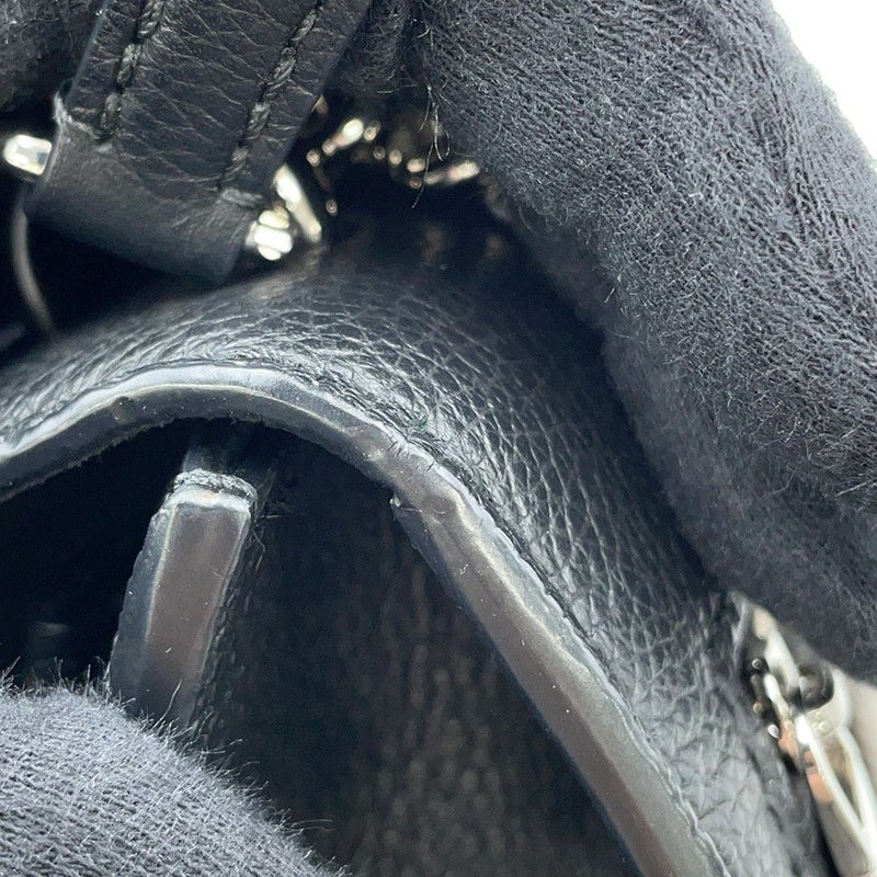 ルイヴィトン チェーンショルダーバッグ ソフトカーフレザー マイロックミー・チェーン M51418 LOUIS VUITTON ブラック 黒