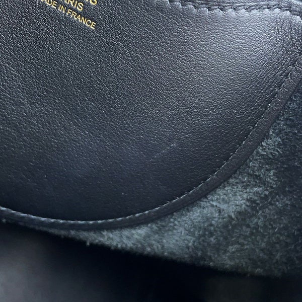 エルメス トートバッグ インザループ 18 ブラック/ゴールド金具 トリヨンクレマンス/スイフト W刻印 黒