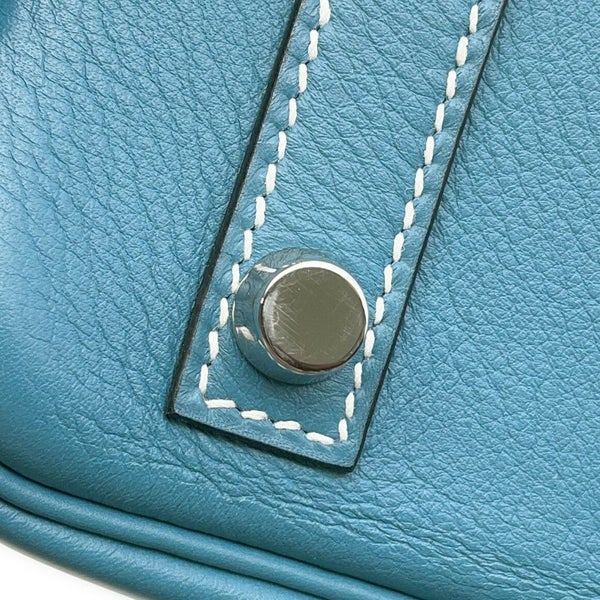 エルメス バーキン30 ブルージーン/シルバー金具 スイフト □L刻印 HERMES Birkin ハンドバッグ