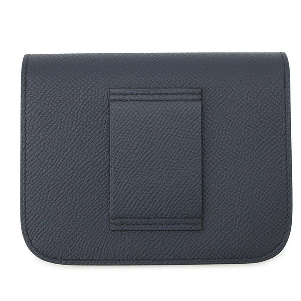 エルメス 財布 コンスタンス スリム ブルーインディゴ/シルバー金具/ラッカー金具 エプソン B刻印 HERMES 財布