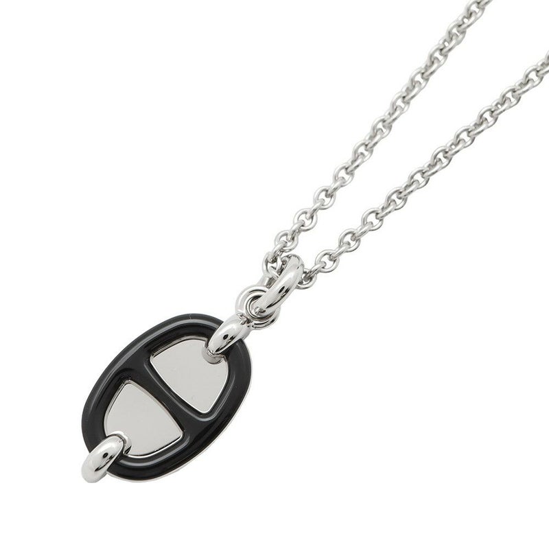 エルメス ネックレス ペンダント ミニ・マイヨン PM HERMES アクセサリー 黒