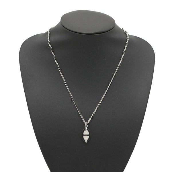 エルメス ネックレス ペンダント ミニ・マイヨン PM HERMES アクセサリー 黒