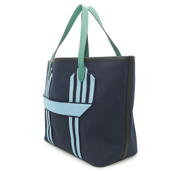 エルメス トートバッグ ピュール サングルマリン/ヴェールヴェルティゴ トワルミリタリー/トリヨンクレマンス/サングルウーリー U刻印