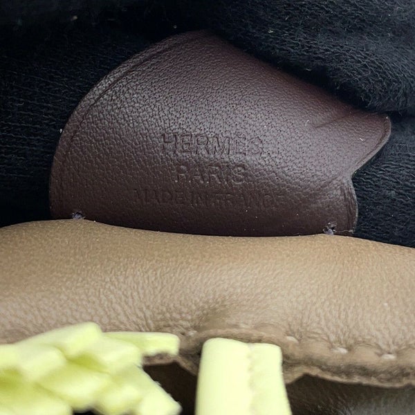 エルメス バッグチャーム ロデオPM ペガサス エトゥープ/ジョーヌミルトン/ルージュセリエ ラムスキン W刻印