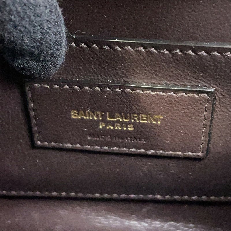 サンローランパリ ハンドバッグ カサンドラ トップハンドル スエード レザー 623930 2wayショルダーバッグ