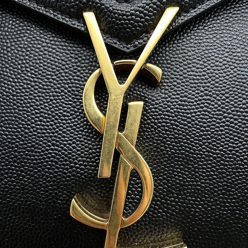 サンローランパリ ハンドバッグ カサンドラ トップハンドル レザー 623930 2wayショルダーバッグ 黒