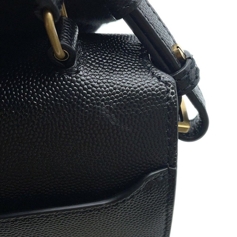 サンローランパリ ハンドバッグ カサンドラ トップハンドル レザー 623930 2wayショルダーバッグ 黒