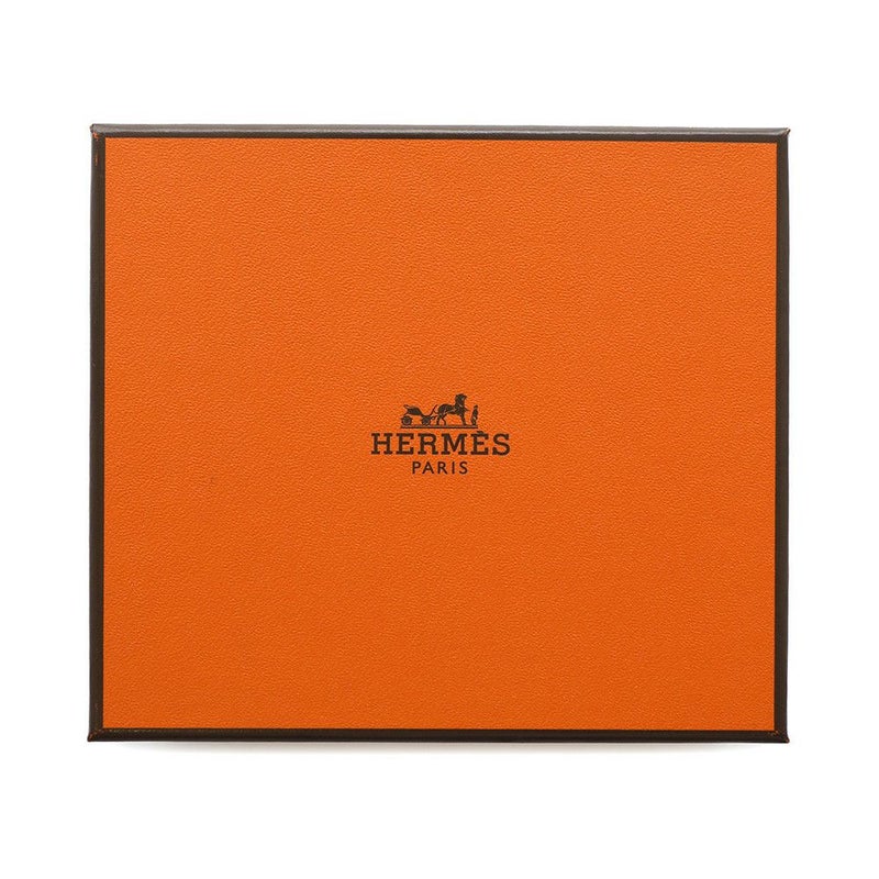 エルメス 三つ折り財布 ベアンコンビネ ヴェールフィズ/シルバー金具 エプソン B刻印