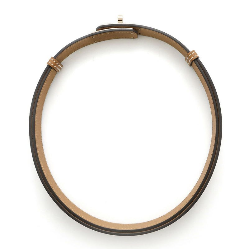 エルメス ケリーベルト18 ゴールド/ピンクゴールド金具 エプソン K刻印 HERMES べルト