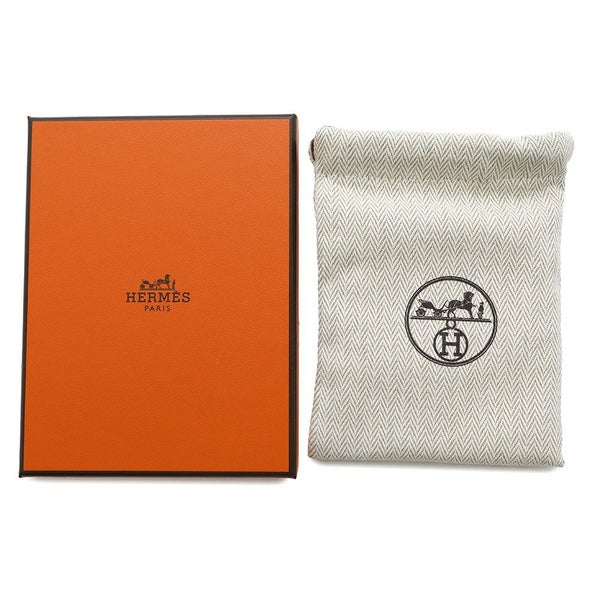 エルメス ネックレス ミニ・ポップアッシュ ブラック/ピンクゴールド金具 アクセサリー ポップH 黒