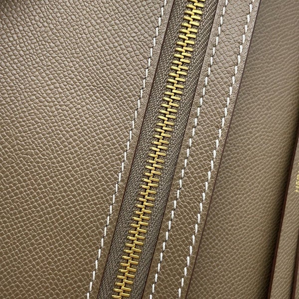 エルメス 長財布 ベアンスフレ エトゥープ/ゴールド金具 ヴォーマダム B刻印 HERMES 財布