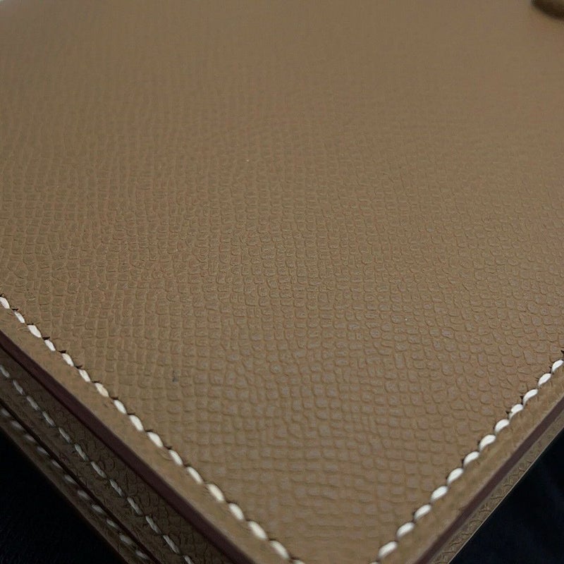 エルメス 長財布 ベアンスフレ エトゥープ/ゴールド金具 ヴォーマダム B刻印 HERMES 財布