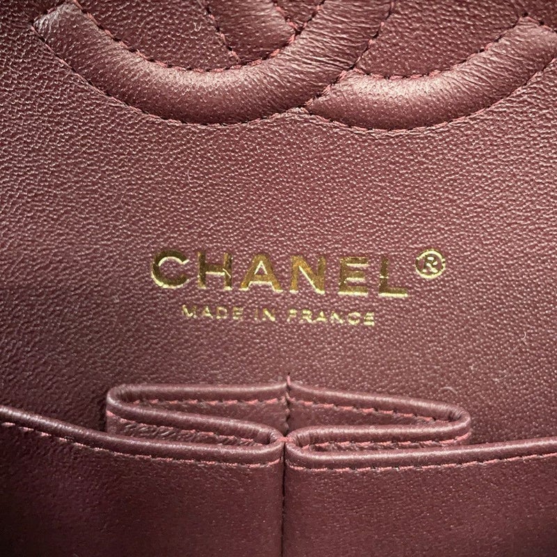 シャネル チェーンショルダーバッグ マトラッセ23 ココマーク ダブルチェーン キャビアスキン A01113 CHANEL 黒