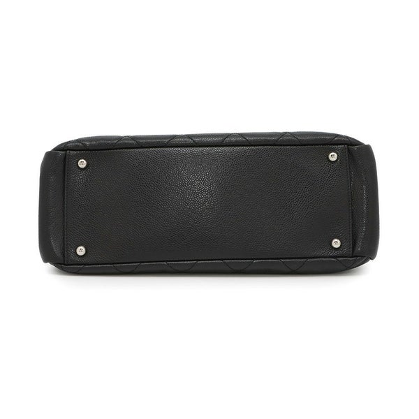 シャネル トートバッグ マトラッセ ココマーク ダブルチェーン キャビアスキン A67294 CHANEL ショルダーバッグ 黒