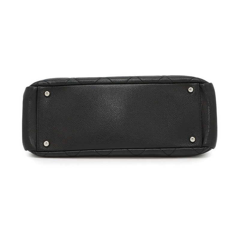 シャネル トートバッグ マトラッセ ココマーク ダブルチェーン キャビアスキン A67294 CHANEL ショルダーバッグ 黒