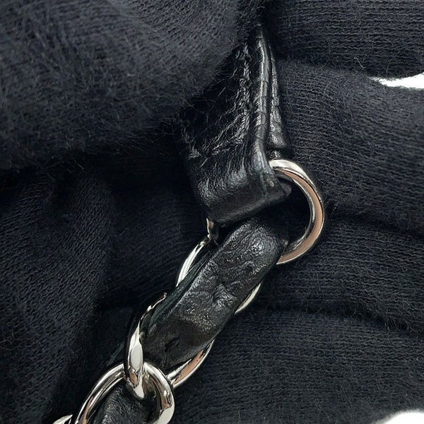 シャネル トートバッグ マトラッセ ココマーク ダブルチェーン キャビアスキン A67294 CHANEL ショルダーバッグ 黒