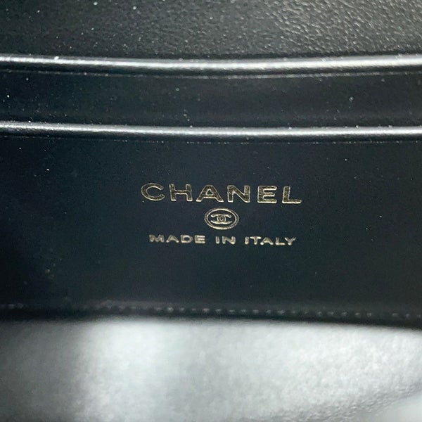 シャネル ハンドバッグ マトラッセ ココハンドル ミニミニ キャビアスキン AP4244 2wayチェーンショルダー 黒