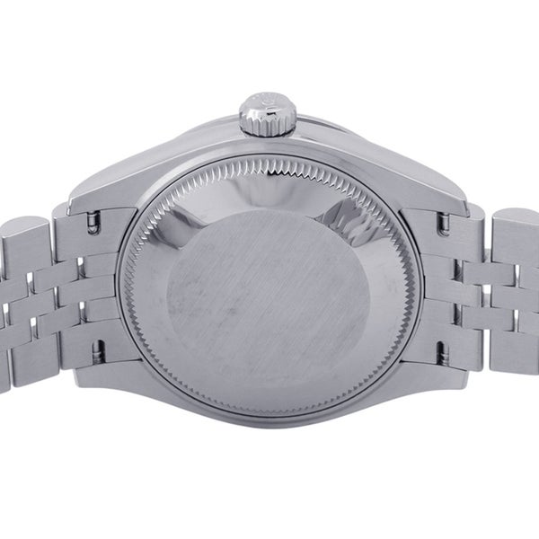 ロレックス デイトジャスト31 SS/K18WG ランダムシリアル ルーレット 278274 ROLEX 腕時計 ダークグレー文字盤
