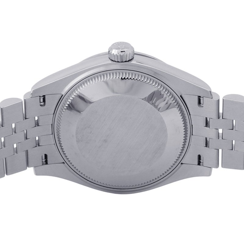 ロレックス デイトジャスト31 SS/K18WG ランダムシリアル ルーレット 278274 ROLEX 腕時計 ダークグレー文字盤