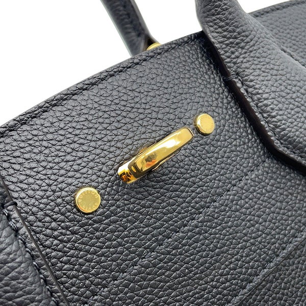 ルイヴィトン ハンドバッグ カーフレザー シティ・スティーマー MINI M55639 2way ショルダーバッグ ブラック 黒