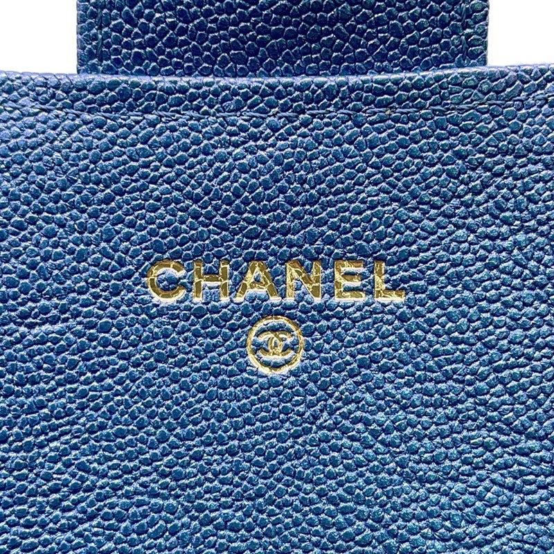 シャネル 長財布 クラシック ロング フラップ ウォレット マトラッセ ココマーク キャビアスキン AP0241 CHANEL 財布 メタリック