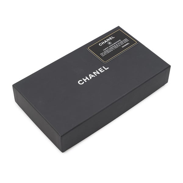 シャネル 長財布 クラシック ロング フラップ ウォレット マトラッセ ココマーク キャビアスキン AP0241 CHANEL 財布 メタリック