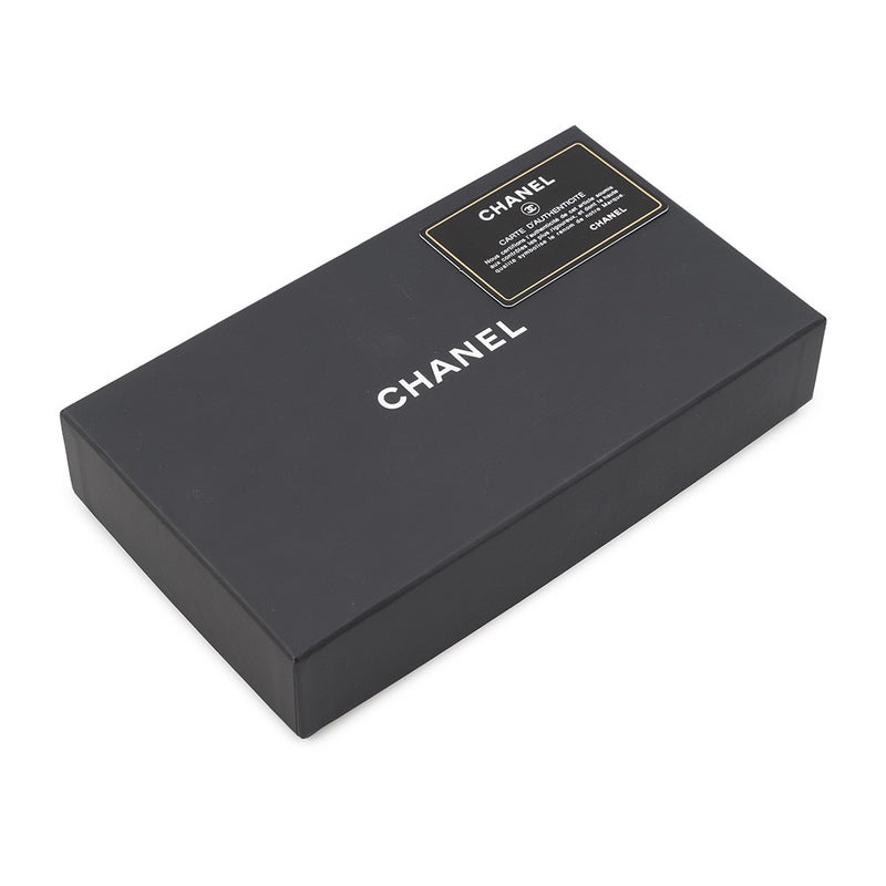 シャネル 長財布 クラシック ロング フラップ ウォレット マトラッセ ココマーク キャビアスキン AP0241 CHANEL 財布 メタリック