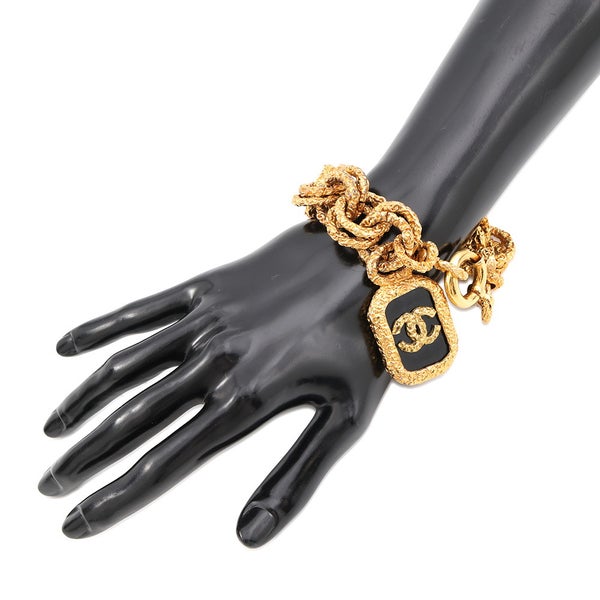 シャネル ブレスレット ココマーク 溶岩モチーフ 93A CHANEL アクセサリー