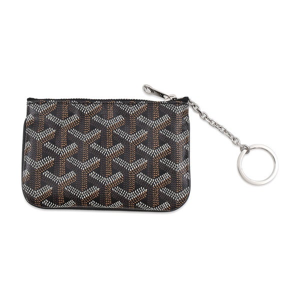ゴヤール ポーチ セナ ナノ PVC レザー GOYARD 小物入れ 黒