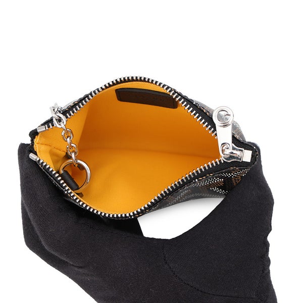 ゴヤール ポーチ セナ ナノ PVC レザー GOYARD 小物入れ 黒