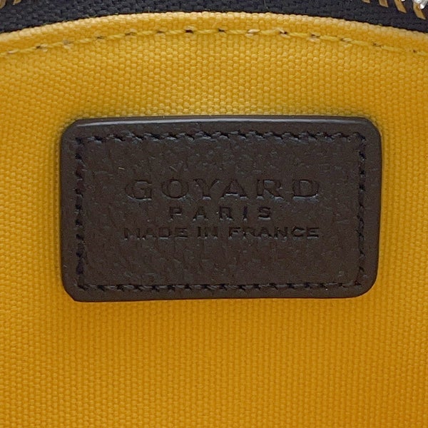 ゴヤール ポーチ セナ ナノ PVC レザー GOYARD 小物入れ 黒
