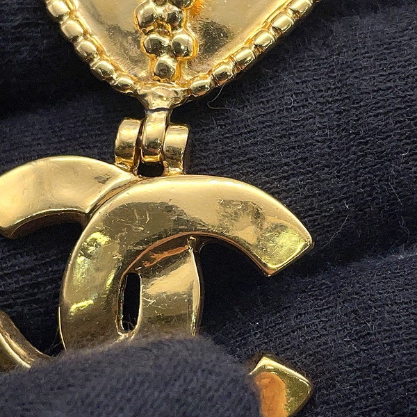 シャネル ブローチ ココマーク メタル グリポア カラーストーン CHANEL アクセサリー